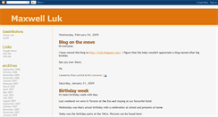 Desktop Screenshot of maxluk.blogspot.com