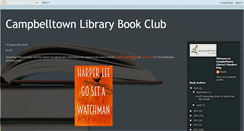 Desktop Screenshot of ctnlibrarybookclub.blogspot.com