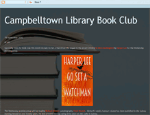 Tablet Screenshot of ctnlibrarybookclub.blogspot.com