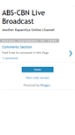 Mobile Screenshot of abs-cbn2.blogspot.com