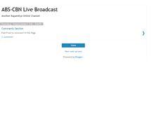 Tablet Screenshot of abs-cbn2.blogspot.com
