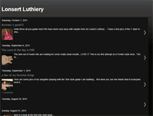 Tablet Screenshot of lonsertguitars.blogspot.com
