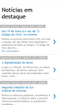 Mobile Screenshot of noticias-em-destaque.blogspot.com