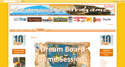 Desktop Screenshot of dreamwiittboardgames.blogspot.com