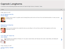 Tablet Screenshot of chslonghorns.blogspot.com