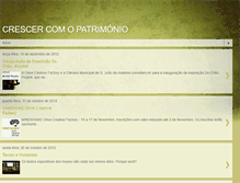 Tablet Screenshot of crescercomopatrimonio.blogspot.com