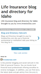 Mobile Screenshot of lifeinsuranceidaho.blogspot.com