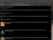 Tablet Screenshot of ecleticwordtoday.blogspot.com