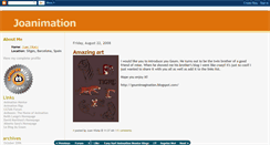 Desktop Screenshot of joanimation.blogspot.com