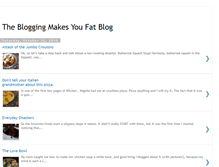 Tablet Screenshot of bloggingmakesyoufat.blogspot.com