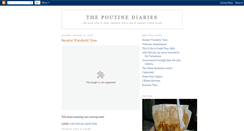 Desktop Screenshot of poutinediaries.blogspot.com