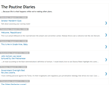 Tablet Screenshot of poutinediaries.blogspot.com