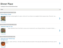 Tablet Screenshot of dinnerplace.blogspot.com