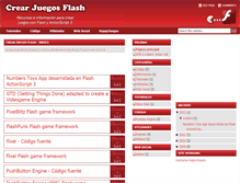 Tablet Screenshot of crearjuegosflash.blogspot.com