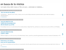 Tablet Screenshot of buscandolomistico.blogspot.com