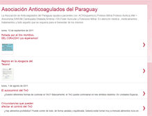 Tablet Screenshot of anticoaguladosparaguay.blogspot.com