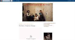 Desktop Screenshot of cancionesde-mivida.blogspot.com