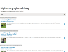 Tablet Screenshot of greyhoundsnz.blogspot.com