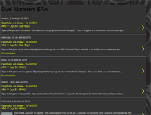 Tablet Screenshot of duelmonstersera.blogspot.com