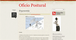 Desktop Screenshot of oficiopostural.blogspot.com