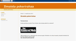 Desktop Screenshot of ilmaistapokerirahaa.blogspot.com