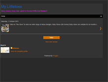 Tablet Screenshot of my-littletoes.blogspot.com