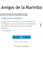 Mobile Screenshot of amigosdelamarimba.blogspot.com