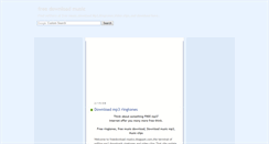 Desktop Screenshot of freedownload-musics.blogspot.com