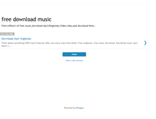 Tablet Screenshot of freedownload-musics.blogspot.com