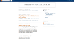 Desktop Screenshot of gamesdownloadscombr.blogspot.com