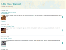 Tablet Screenshot of littleriderbaby.blogspot.com