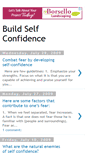 Mobile Screenshot of buildself-confidence.blogspot.com