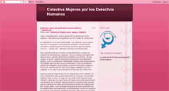 Desktop Screenshot of colectivamujeresporlosderechoshumanos.blogspot.com