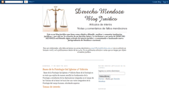 Desktop Screenshot of derechomendoza.blogspot.com