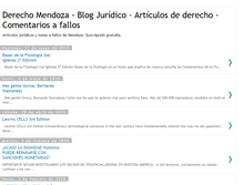 Tablet Screenshot of derechomendoza.blogspot.com