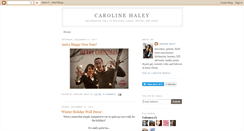 Desktop Screenshot of carolinehaley.blogspot.com