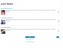 Tablet Screenshot of justinbiebergallery.blogspot.com