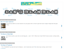 Tablet Screenshot of dansblahblah.blogspot.com