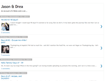 Tablet Screenshot of jasonanddrea.blogspot.com