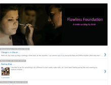 Tablet Screenshot of flawlessfoundation.blogspot.com