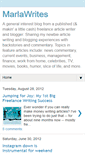 Mobile Screenshot of marlawrites.blogspot.com