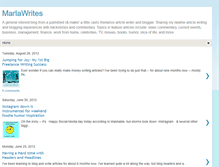 Tablet Screenshot of marlawrites.blogspot.com