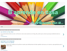 Tablet Screenshot of baprendeencasa.blogspot.com