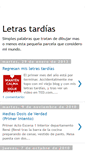 Mobile Screenshot of letrastardias.blogspot.com