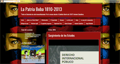 Desktop Screenshot of lapatriaboba.blogspot.com