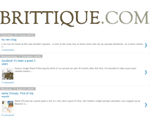 Tablet Screenshot of brittique.blogspot.com