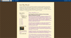 Desktop Screenshot of changedbygodsword.blogspot.com