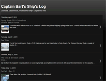 Tablet Screenshot of captainbartslog.blogspot.com