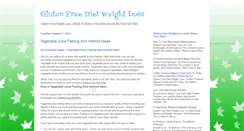 Desktop Screenshot of gluten-freedietweightloss.blogspot.com