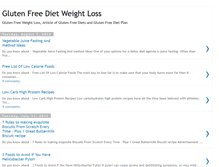 Tablet Screenshot of gluten-freedietweightloss.blogspot.com